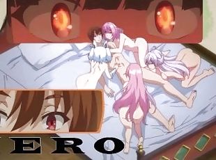 FFFM Redo of Healer HERO FUCKS Busty ORGY animated Hentai 4 girls big tits cartoon fuck boobs 4some