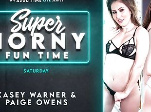 Paige Owens & Kasey Warner in Paige Owens & Kasey Warner - Super Horny Fun Time