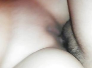 Sexo rápido corrida creampie