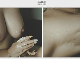 gros-nichons, poilue, énorme, masturbation, vieux, femme, babes, ejaculation-sur-le-corps, milf, branlette