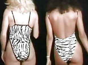 retro sexy lingerie models video three
