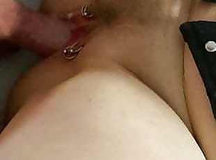 Nippel, Ehefrau, Dilettant, Erotisch mutti, Creampie, Blondine, Amerikaner, Durchdringend, Cuckold