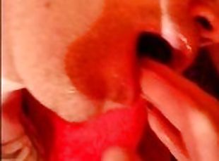 RETRO! My very first video on throat stretching with hand -gagging deepthroat hand and feet in 2012