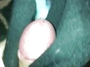 Joc cu chiloteii, Amatori, Jet de sperma, Milf, Negru, Picioare, Sperma, Fetish, Jeans, Stimulare cu piciorul