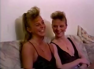 Anal, Vintage, Classique, Trio, Blonde, Petite, Jumeaux