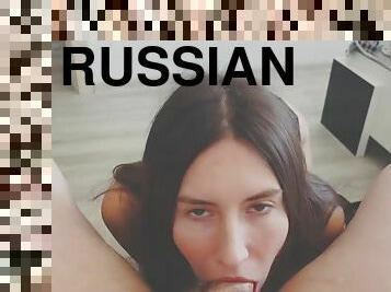 Slender russian teen POV sex