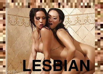 Asa Akira and Kirsten Price hot lesbian sex