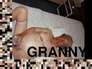 amateur, granny, compilation, solo