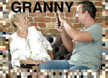 Raunchy granny Malya And Rob - sultry mature sex