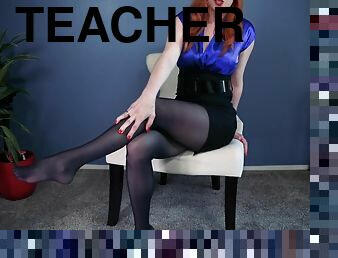 professor, amador, mulher-madura, meias, webcam, americano, sozinho