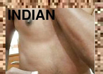 Indian guy plays with his nipples