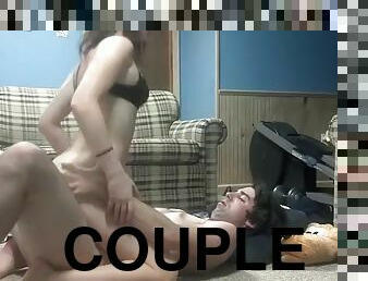 19-year-old couple play pornstars