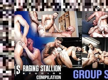 Muscle Hunk Groupsex Compilation - RagingStallion