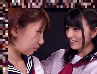 Cosplay saki miyanaga goes lesbians with hisa takei