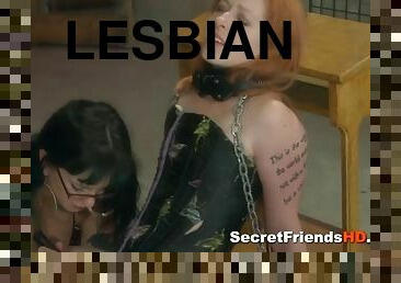лесбіянка-lesbian, іграшка, бдсм, руда