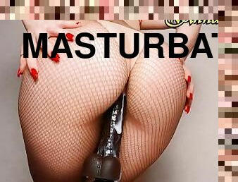 mastürbasyon-masturbation, külotlu-çorap, amcık-pussy, balık-ağı, binme, yapay-erkeklik-organı, fetiş, islak, içine-işleme