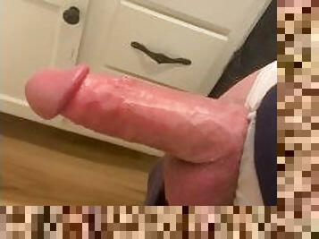 besar-huge, amatir, dewasa, penis-besar, homo, handjob-seks-dengan-tangan-wanita-pada-penis-laki-laki, kamera, pengintipan, dapur, sempurna