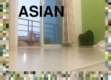 एशियाई, सार्वजनिक, अव्यवसायी, बड़ा-लंड, जापानी, पैर, बुत, एकल, फुट-जॉब, लंड