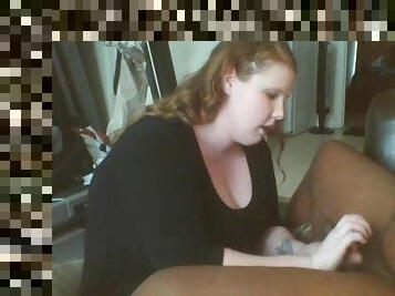 Redhead Bbw Long Hair Dicksucker