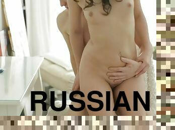 Seductive Russian Yulia B acts nasty while fucking