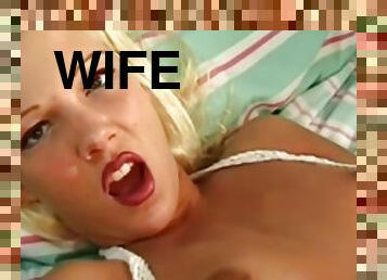 Blonde Slut Wife Is This Way And Make Wet