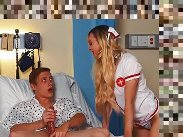 Lustful coquette nurse Lilly Bell incredible xxx scene