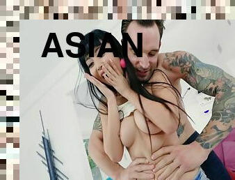 asiatique, gros-nichons, levrette, poilue, masturbation, chatte-pussy, fellation, énorme-bite, milf, européenne