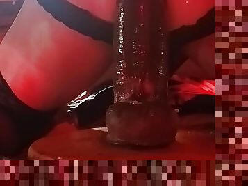 Huge dildo anal gaping my sexy ass