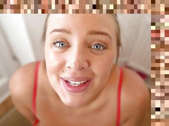Blonde PAWG girl next door Beth - The Best POV Workout