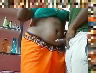Beautiful Tamil wife licking navel with tongue and mouth sucking video part 2