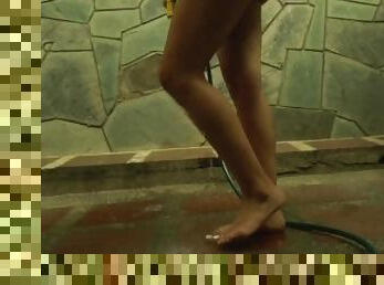 tua, stocking, amatir, blowjob-seks-dengan-mengisap-penis, latina, kamera, pengintipan, lebih-tua, tato