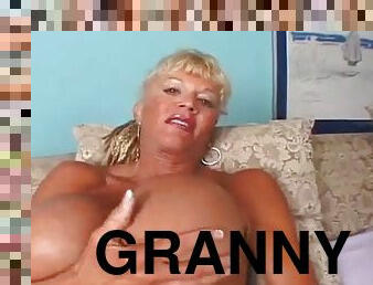 Granny big boobs