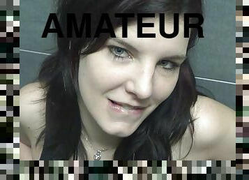 amateur, fellation, hardcore, maison, couple, point-de-vue, tchèque, exhibitionniste, réalité