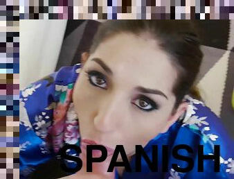 Sensual Spanish tart memorable sex movie