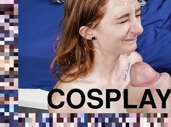 Wonderful teen Dragon Queen Cosplay sex