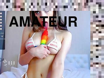 Flirtatious tart horny webcam clip