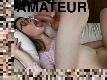 pussy, amatør, babes, blowjob, tenåring, hjemmelaget, høyskole