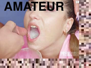 amateur, babes, latina, salope, ejaculation, bukkake