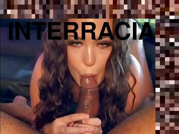 traseiros, interracial, latina, mãe, suja