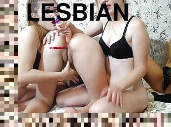 gros-nichons, lesbienne, ados, webcam, belle