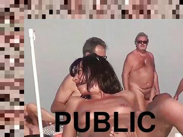 public, swingers, amatori, plaja