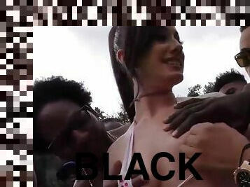 Jennifer white interracial orgy