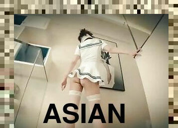 asiatisk, fisting, gammal, strumpbyxor, anal, brudar, avsugning, japansk, creampie, bdsm