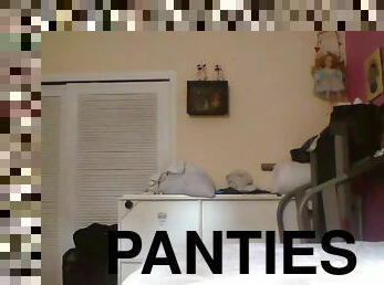 Ginger paris white panties masturbation hot!