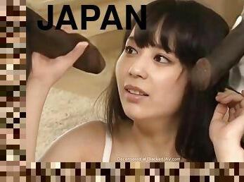 Japanese lewd stunner rough interracial hot xxx video