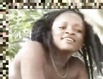 Native african hard core fuck in the jungle
