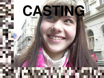 Amazing Luna Rival's XXX Casting in Public