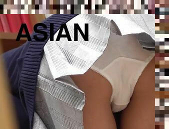 asiatique, babes, ados, cam, voyeur, jupe-en-l’air, culotte, fétiche, ados-asiatique