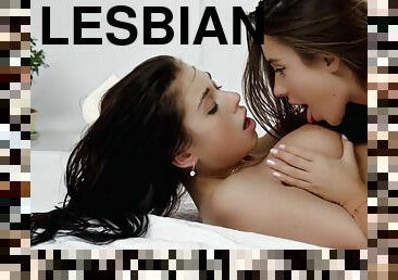 Bella Rose, Katie Kush - Naughty lesbian lovemaking with a passion