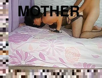 Stepmother Fucks Her Stepson Without A Condom And Takes Cum In Her Pussy